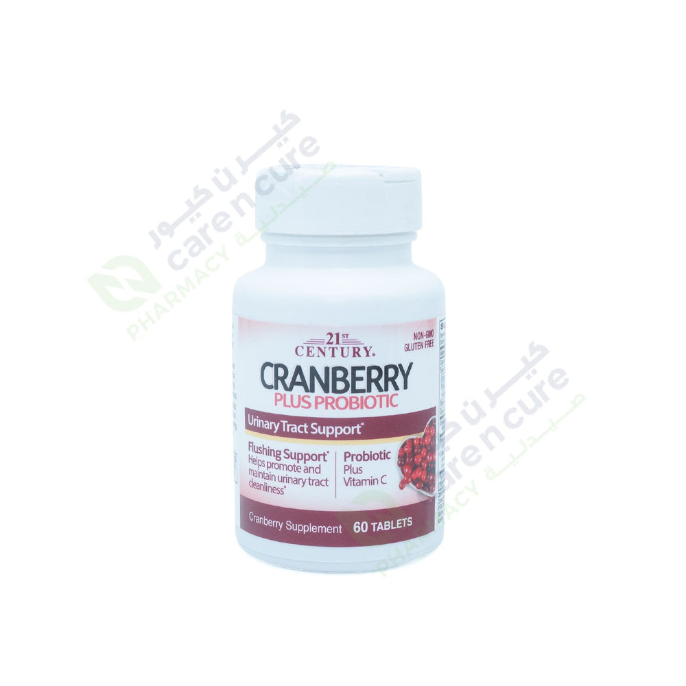 21 Ch Cranberry Plus Probiotic Tab 60 Pieces 