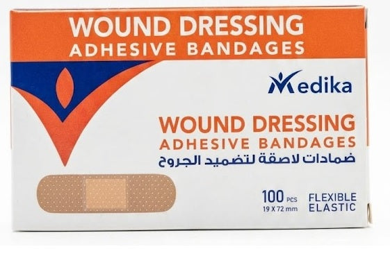 Medika Band Aid 19 X 72 mm 100 Pieces
