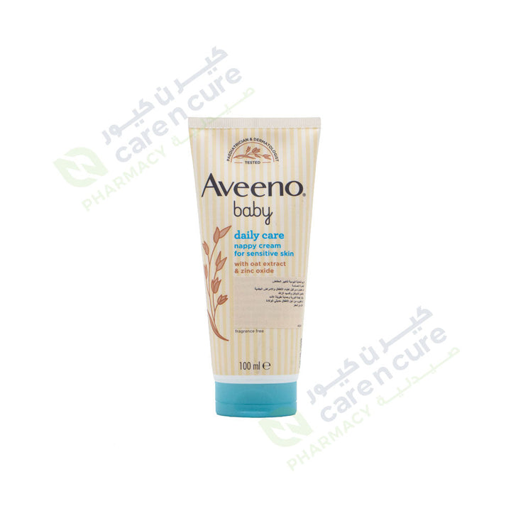 Aveeno Baby Dailycarenappy Cream For Sensitive Skin 100ml