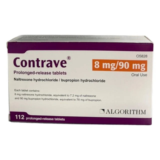 Contrave 8mg/90mg Tab 112'S (Original Prescription Is Mandatory Upon Delivery)