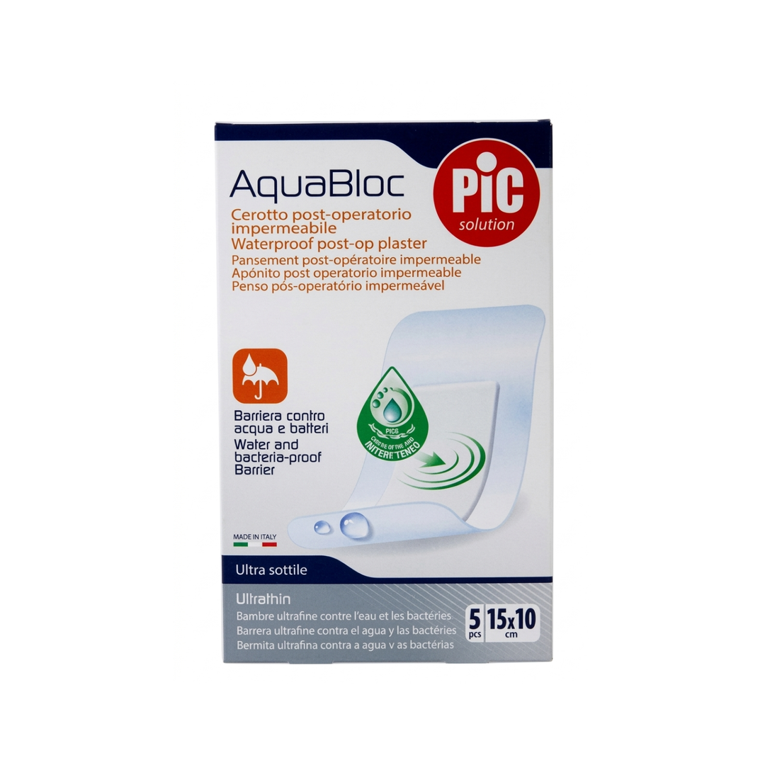 Pic Aquabloc 15 X 10 Cm Sterile Plaster 5