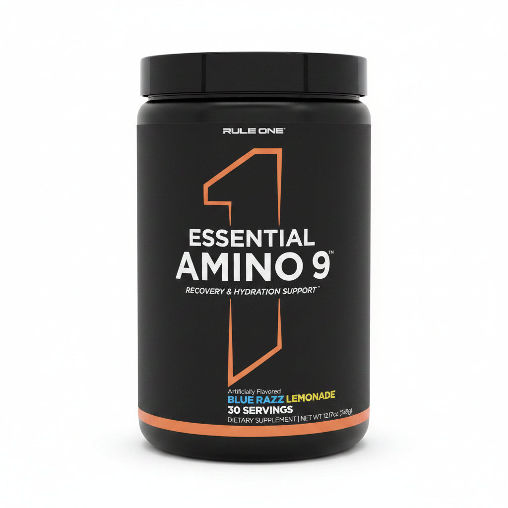 Rule 1 Essential Amino9 30 Serv Blue Razz Lemonade 345g