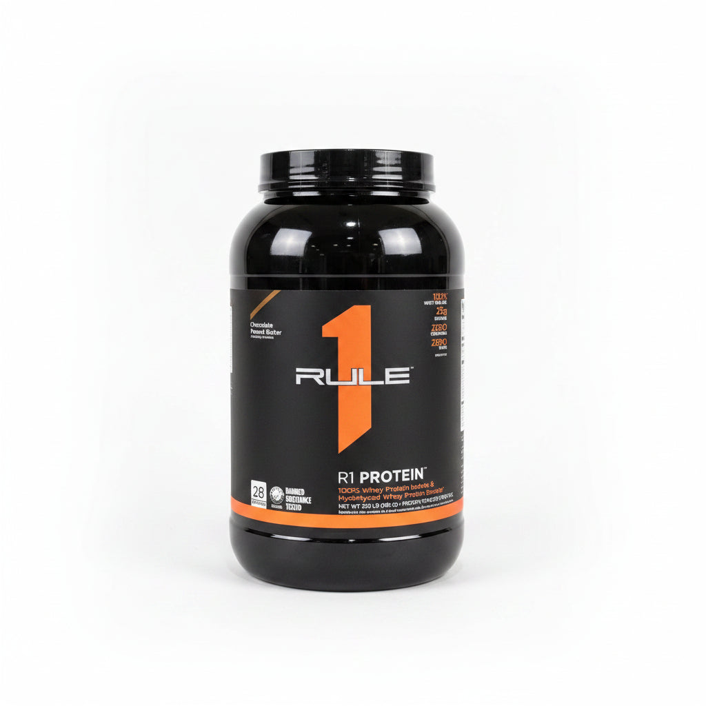 Rule 1 Whey Protein 28 Serv Chocolate Pb 910g