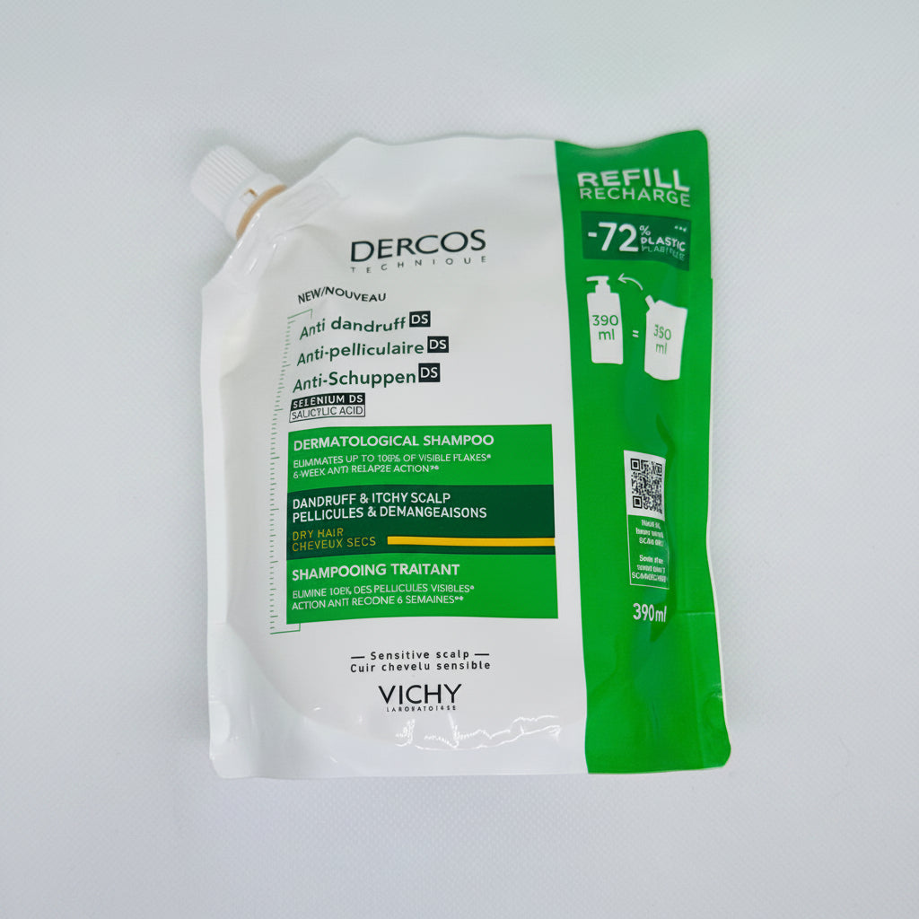 Vichy Dercos Refill Anti-Dandruff For Dry 390ml