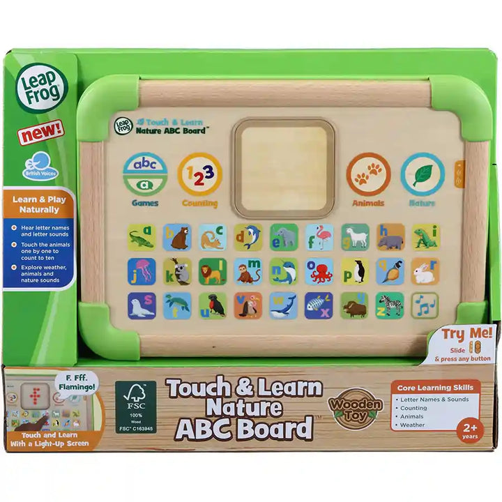 ليبفروج - المس وتعلم لوحة ABC الطبيعية