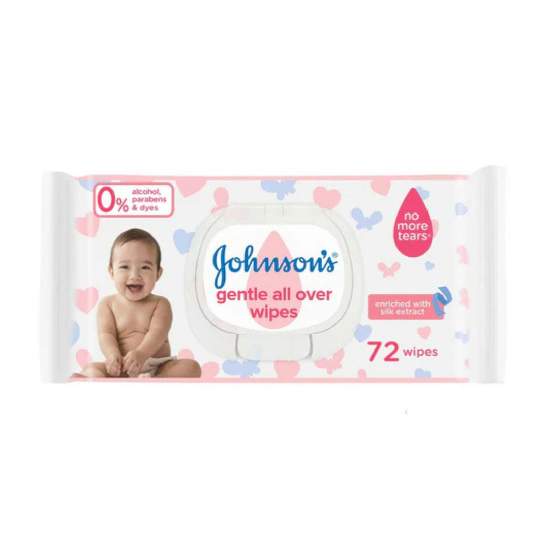 Johnson's Gentle Cleansing Wipes 72 Pieces