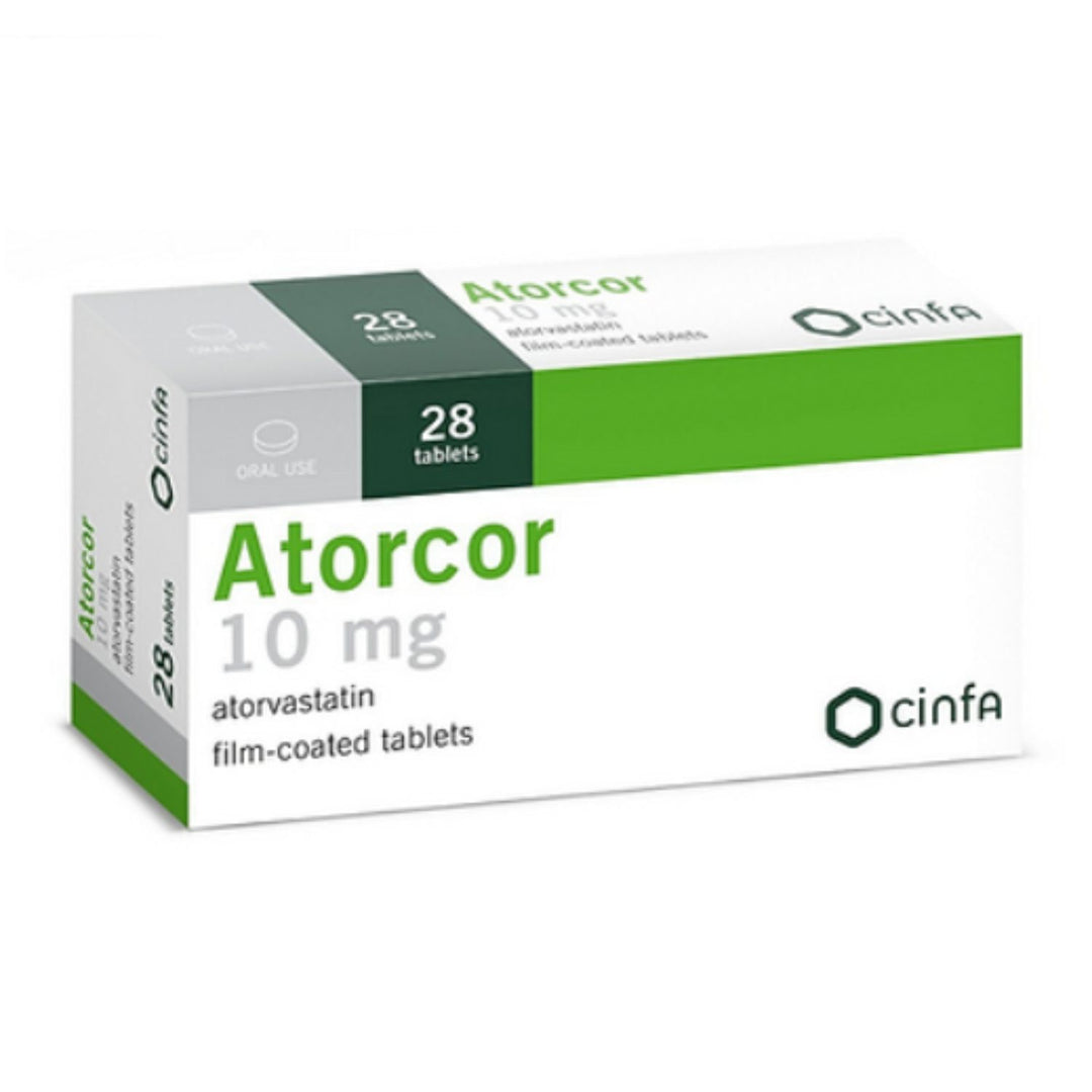 Atorcor 10 mg Tablets 28  Pieces