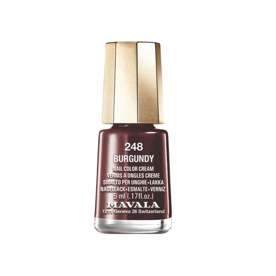 Mavala Nail Polish 248 Burgundy 5ml