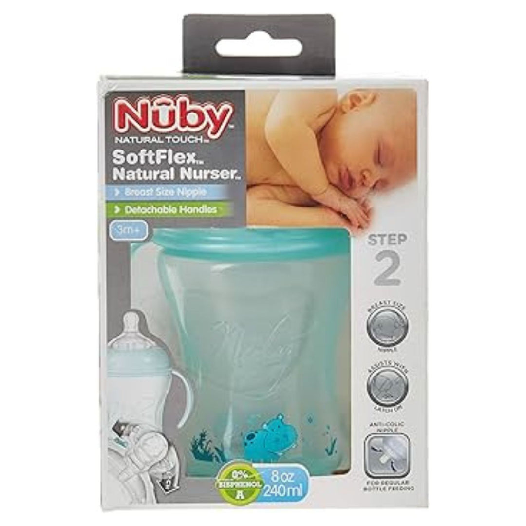 Nuby Natural Touch Softflex Natural Nurser Step 2, 3+ months 240 ml