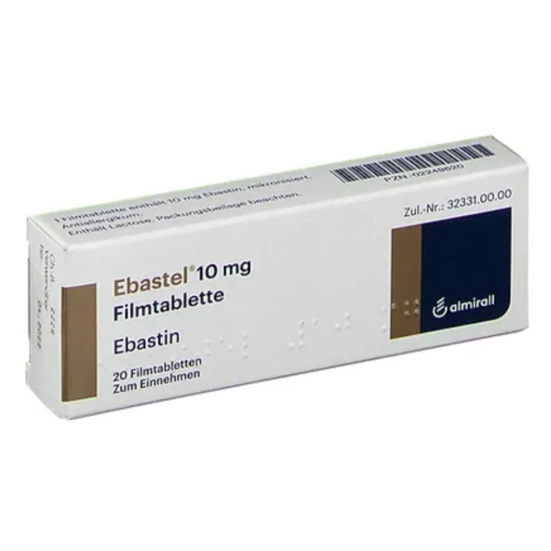 Ebastel 10 mg Tablets 20 Pieces