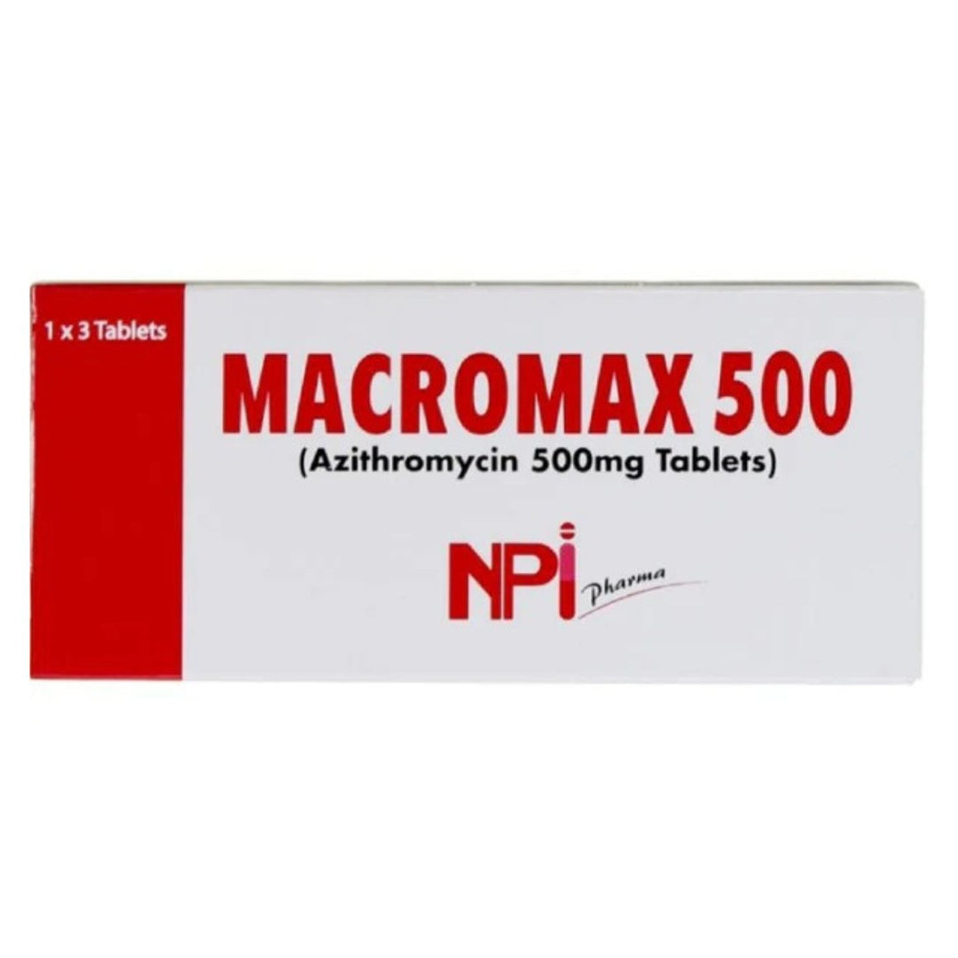 Macromax 500mg Tablets 3's (Original Prescription Is Mandatory Upon Delivery)