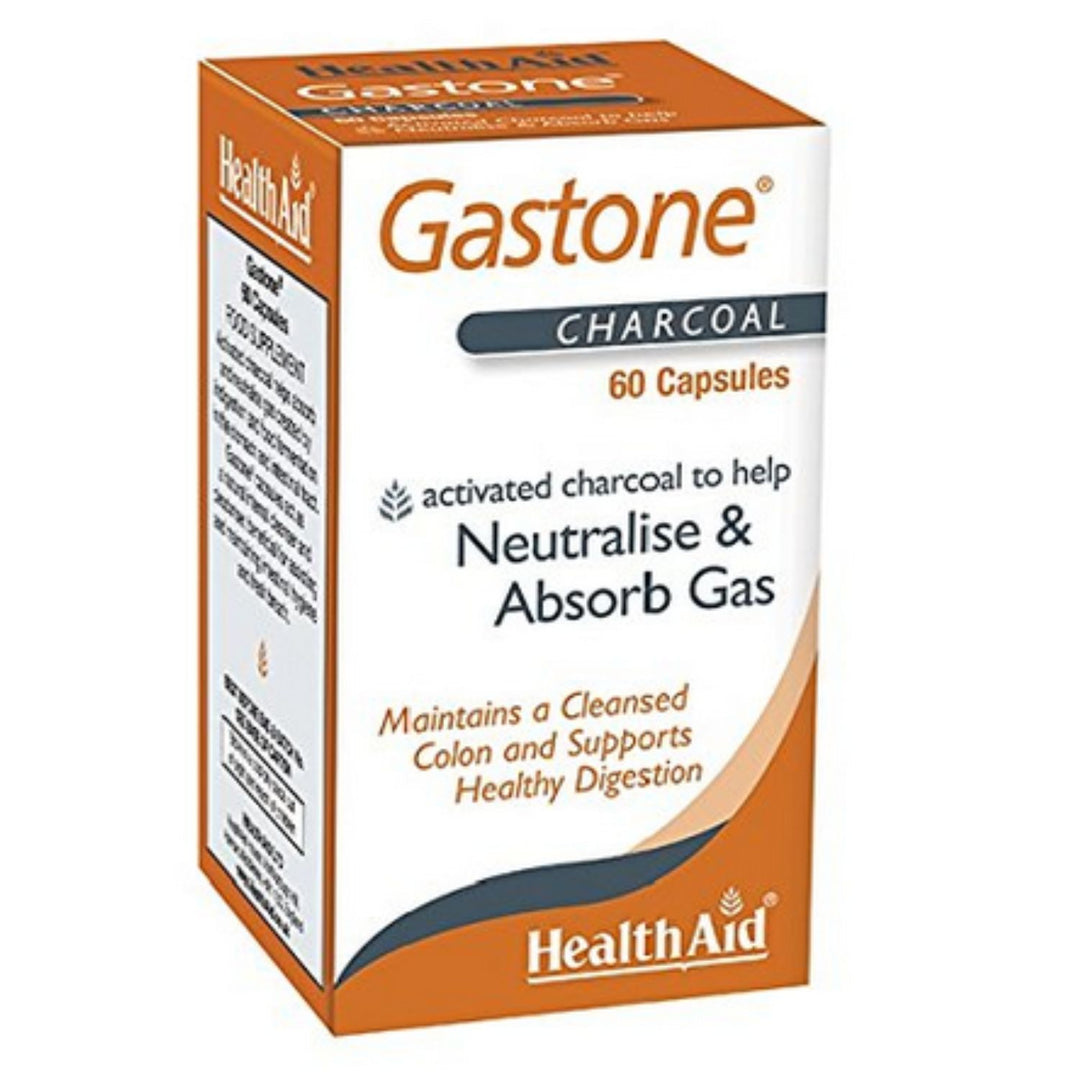 Health Aid Gastone (Activated Charcoal) 60's Capsules