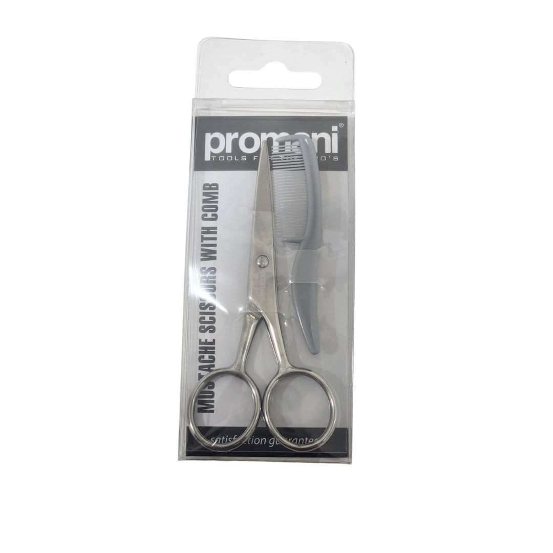 Promani Mustache Scissors With Comb Pr-741 5
