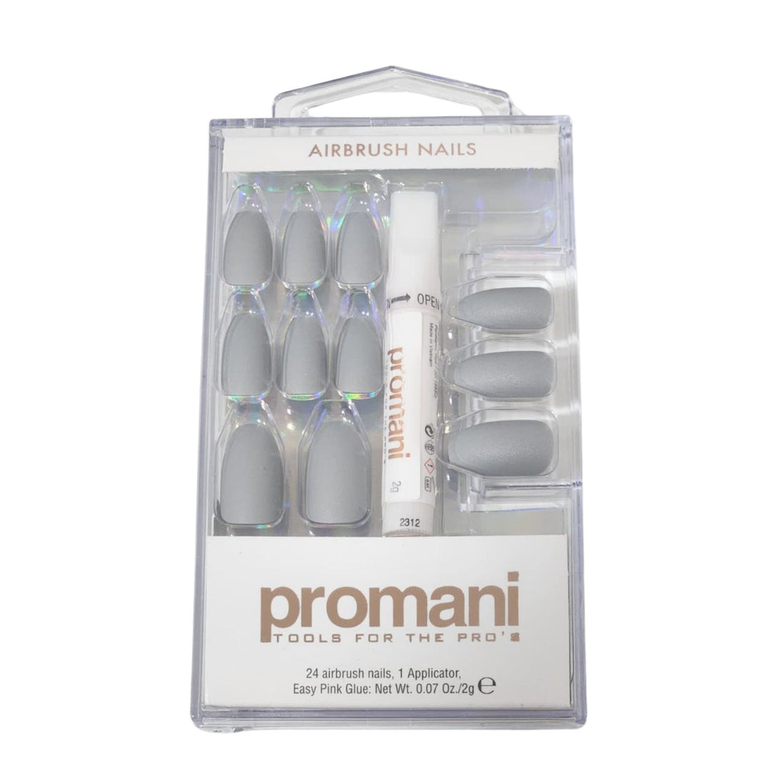 Promani Nail Kit Matte Anthracite Grey Pr-5673 7