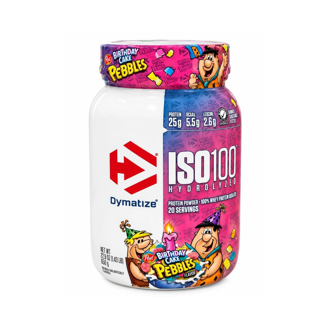 Dymatize Iso-100 Hydrolyzed Bday Cake Pebbles 610gm(1.34Lb)