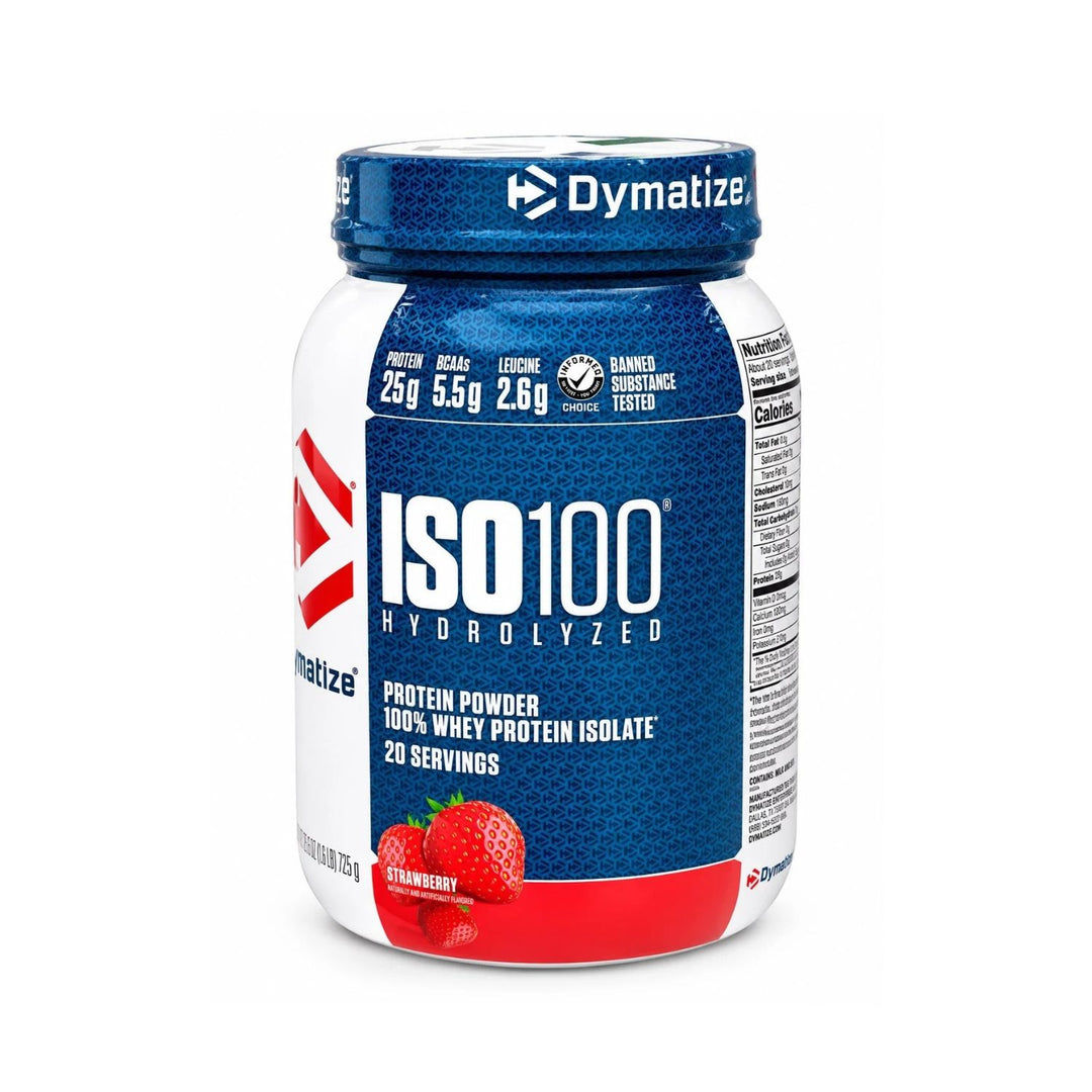 Dymatize Iso-100 Hydrolyzed Strawberry 1.34Lb