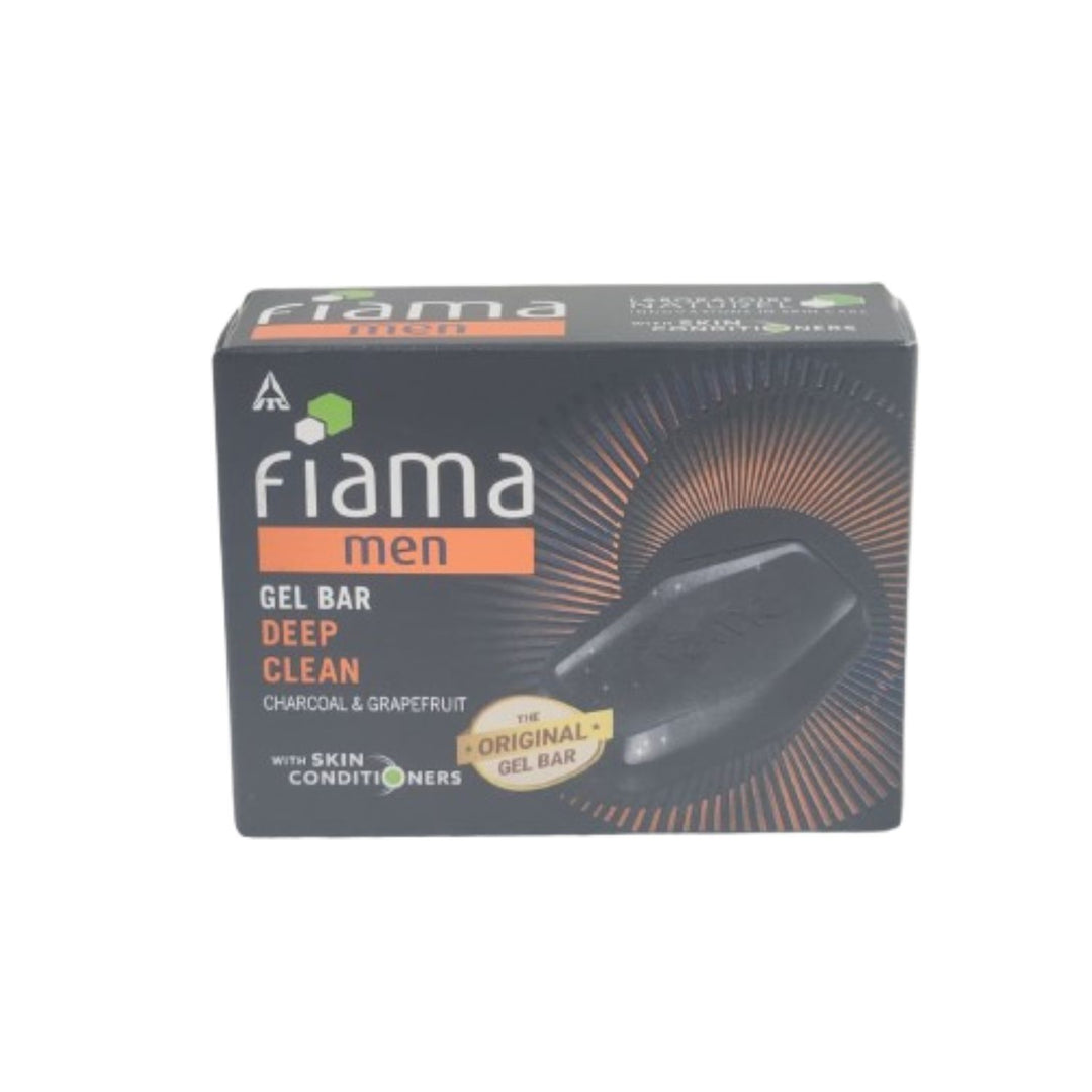 Fiama Men Gel Bar Deep Clean Charcoal 125 gm