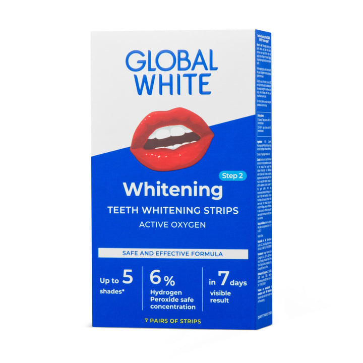 Global White Teeth Whiten Strips 7 Days