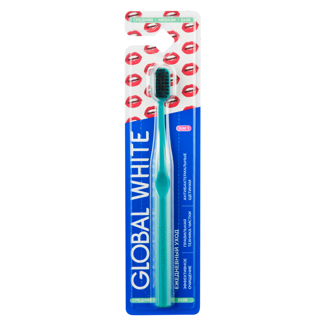 Global White Toothbrush Hard-1428