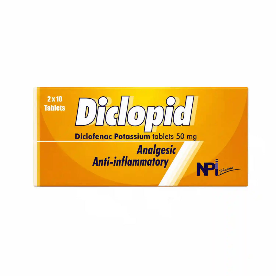 Diclopid 50mg Tablets 20S