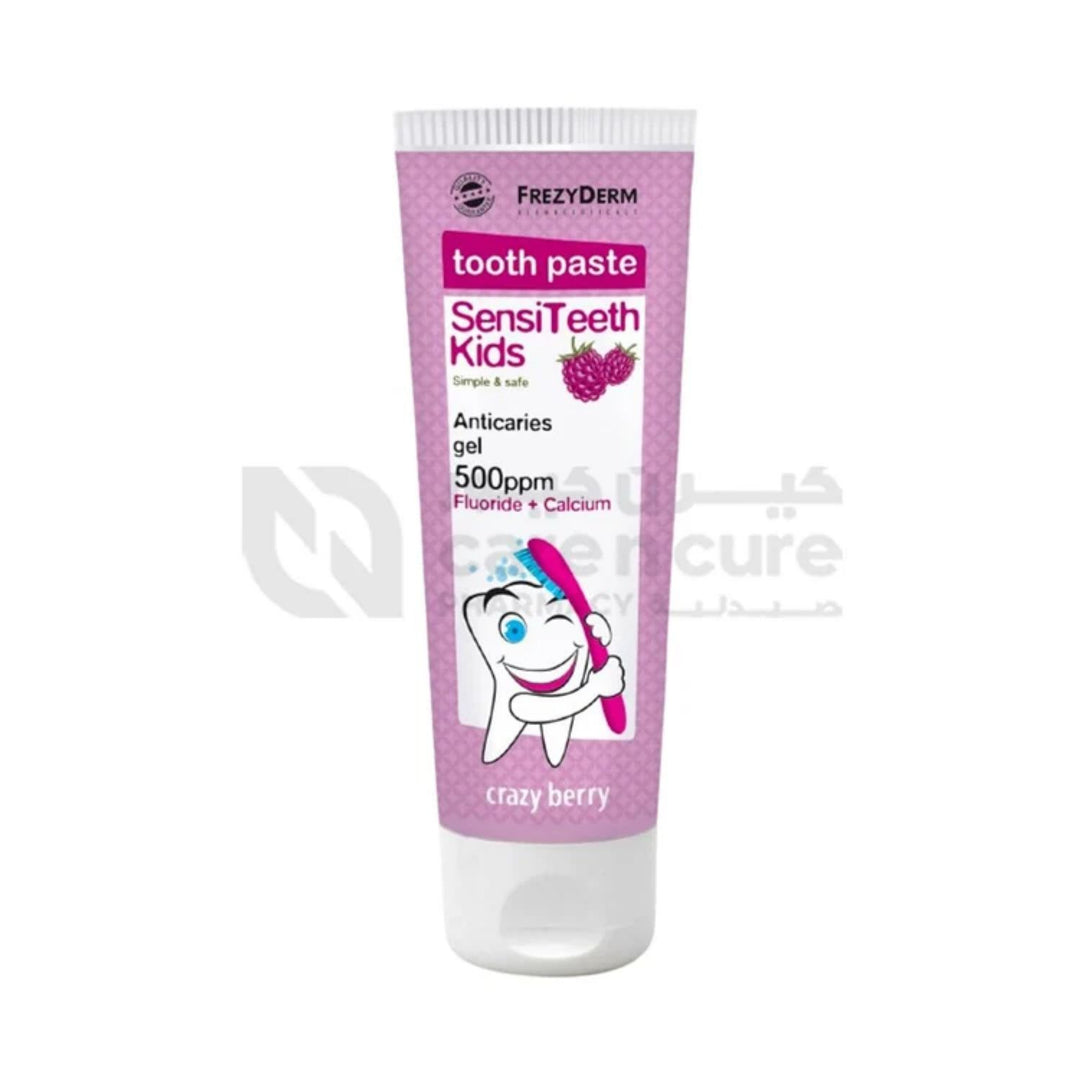 Frezyderm Sensiteeth Kids Toothpaste 500PPM Crazy Berry 50ml
