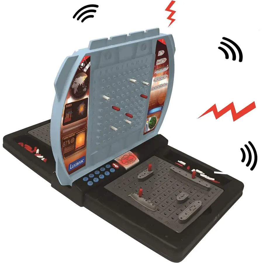 Lexibook - Electronic Talking Sea Battle Game W/Lights 1/2 Players