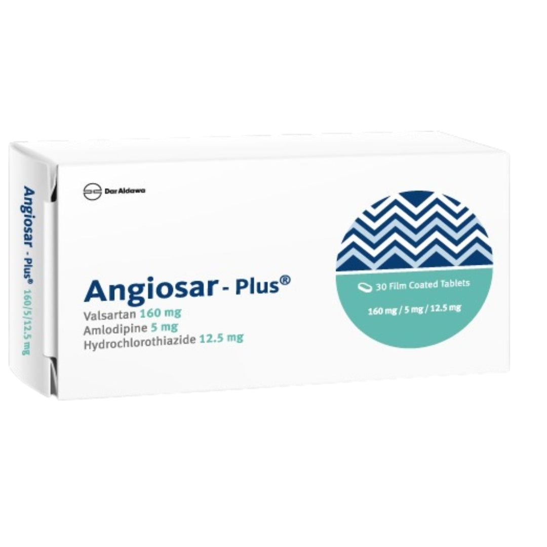 Angiosar Plus 160/5/12.5 Film Coated Tablets lets 30S
