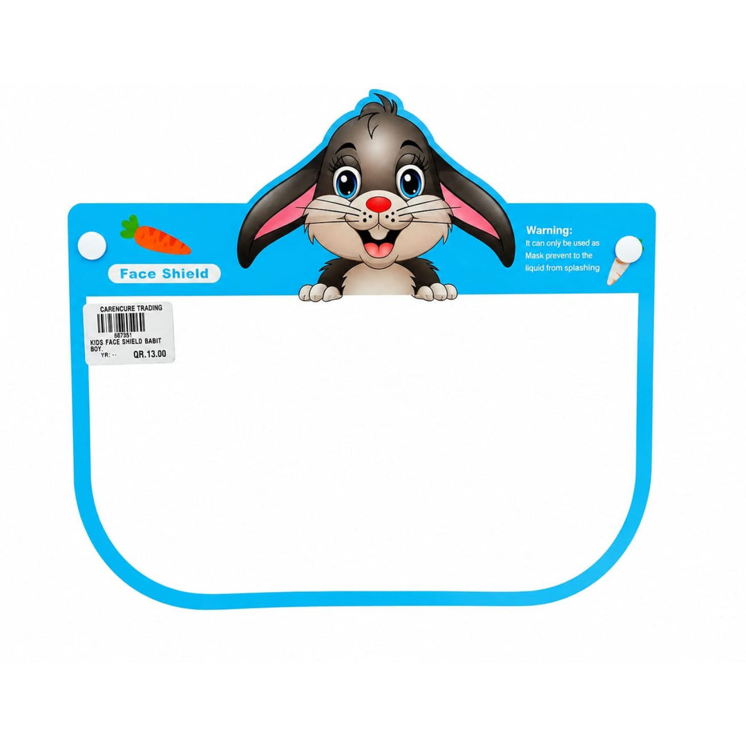 Kids Face Shield Rabit Boy