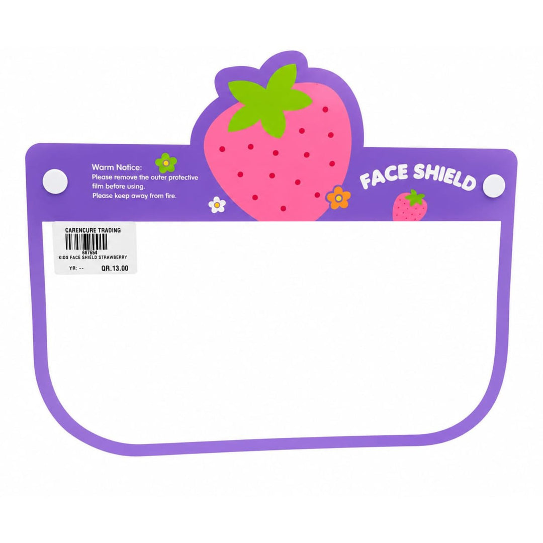 Kids Face Shield Strawberry