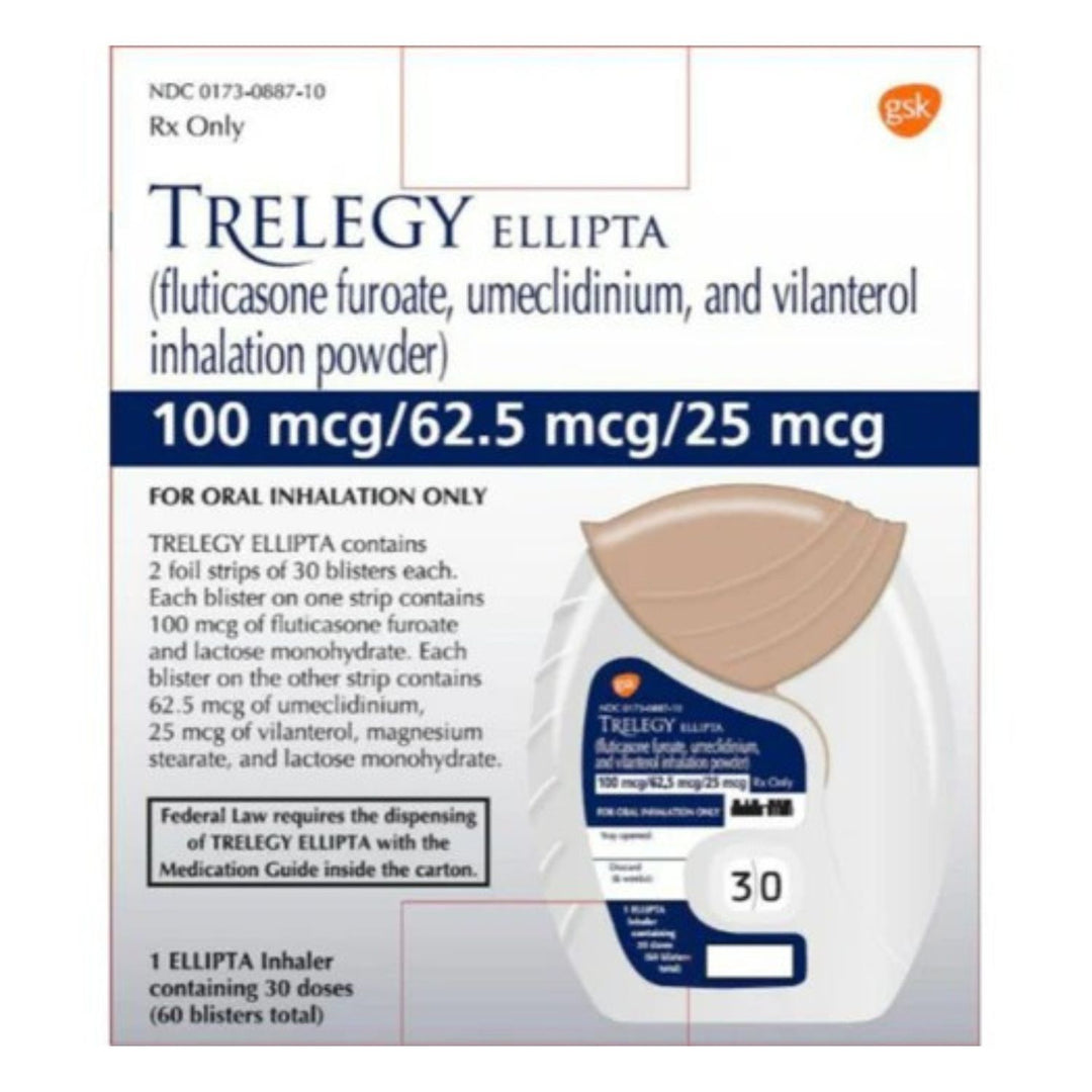 Trelegy Ellipta 100/62.5/25 Pd 30