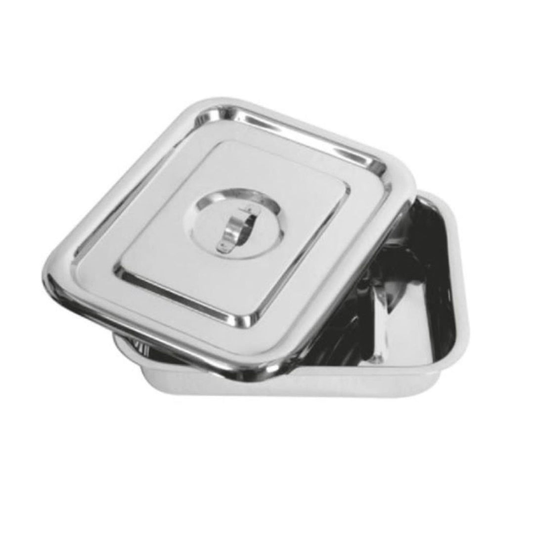 Ame Instrument Tray With Lid 22.5 X 30 X 5 Cm - 35-079-001