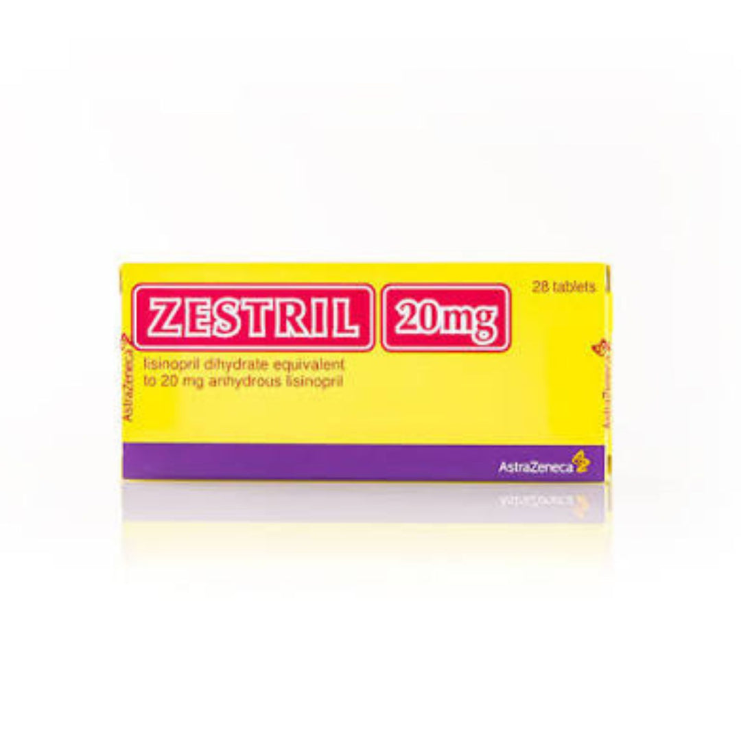 Zestril 20mg Tablets 28 Pieces