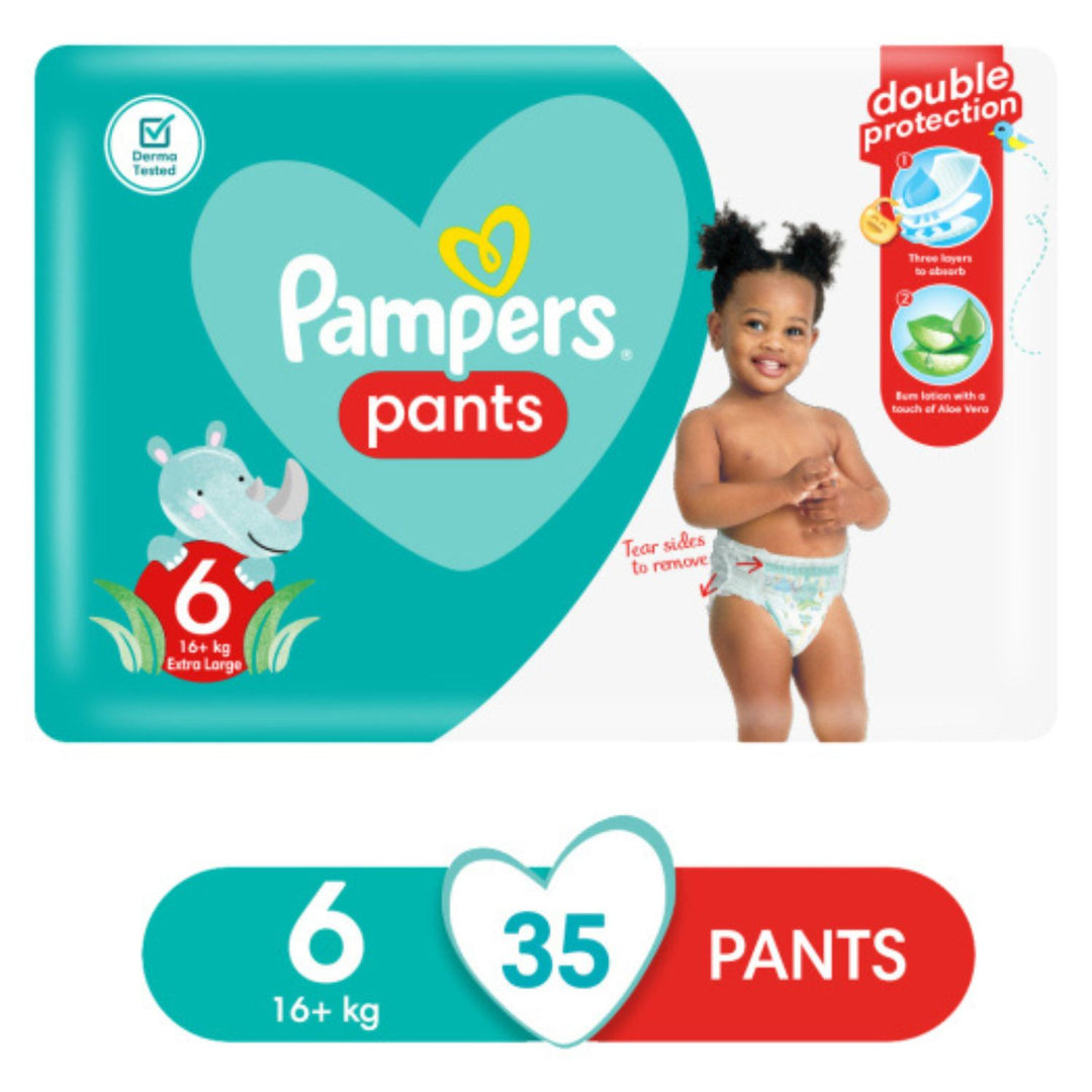 Pampers Pants Size 6 (16+ Kg), 35 Diapers