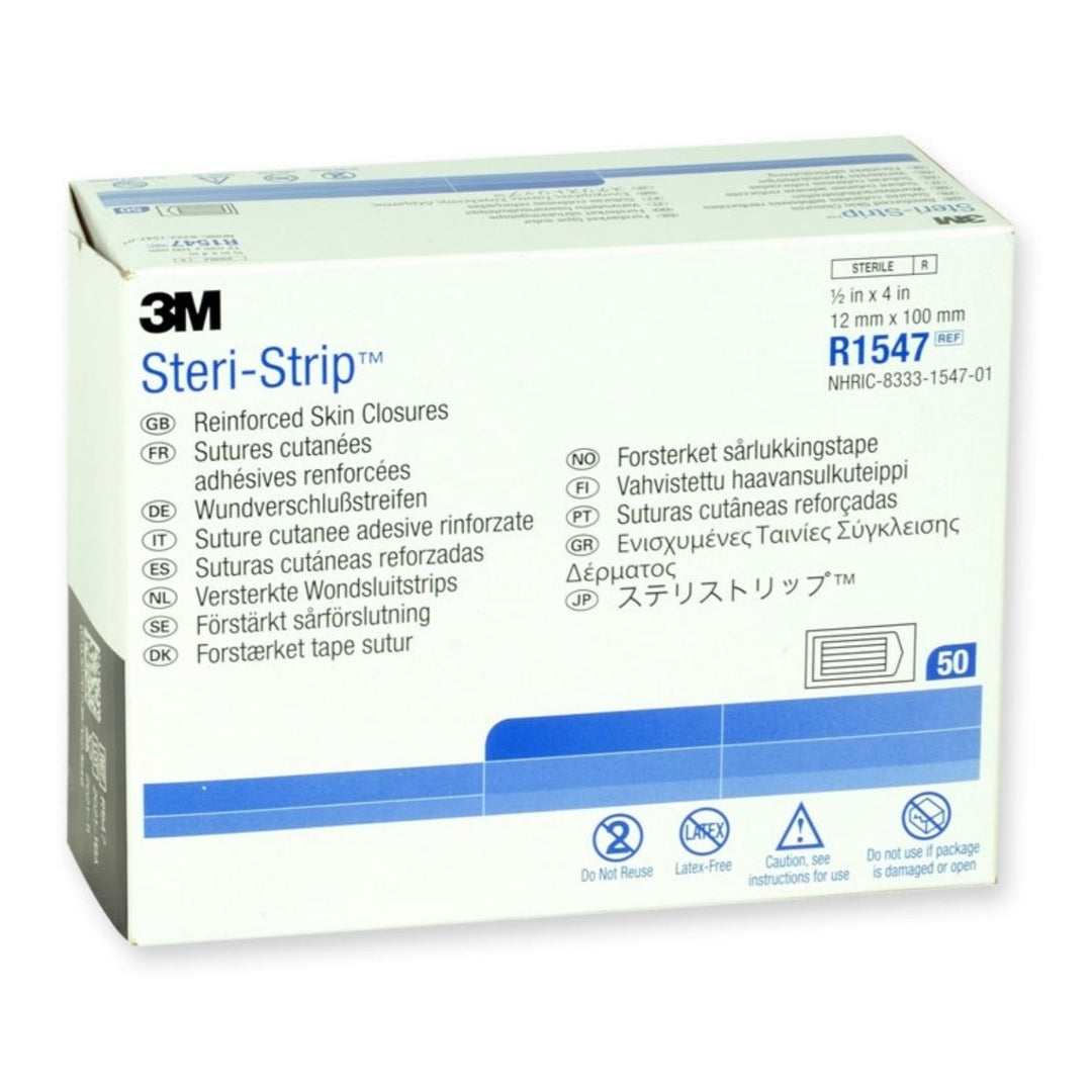 3M Steri Strips 100 X 12 mm 50 Pieces