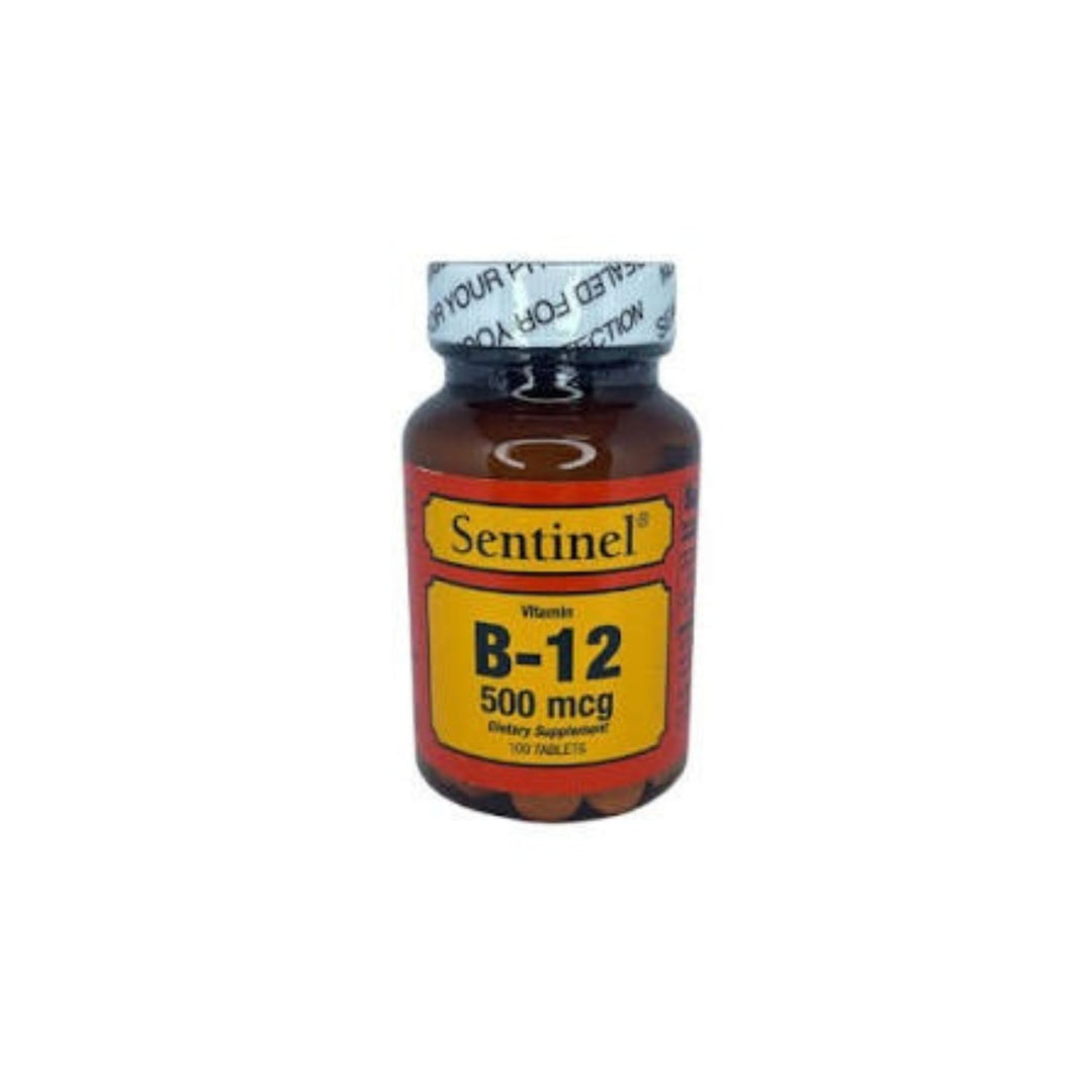 Sentinel Vitamin B-12 100Mcg - (100 Tablets)