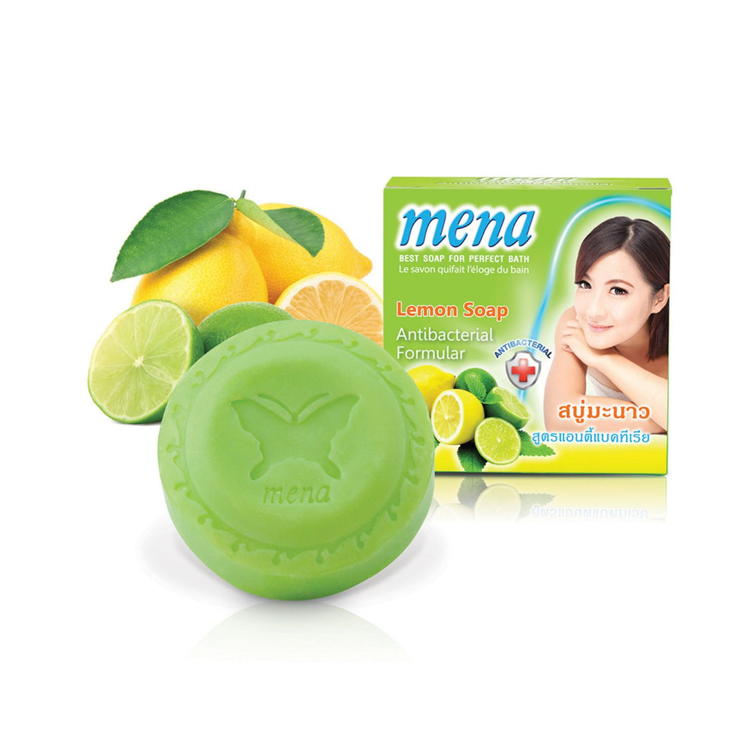 Mena Lemon Soap Antibacterial 75 gm