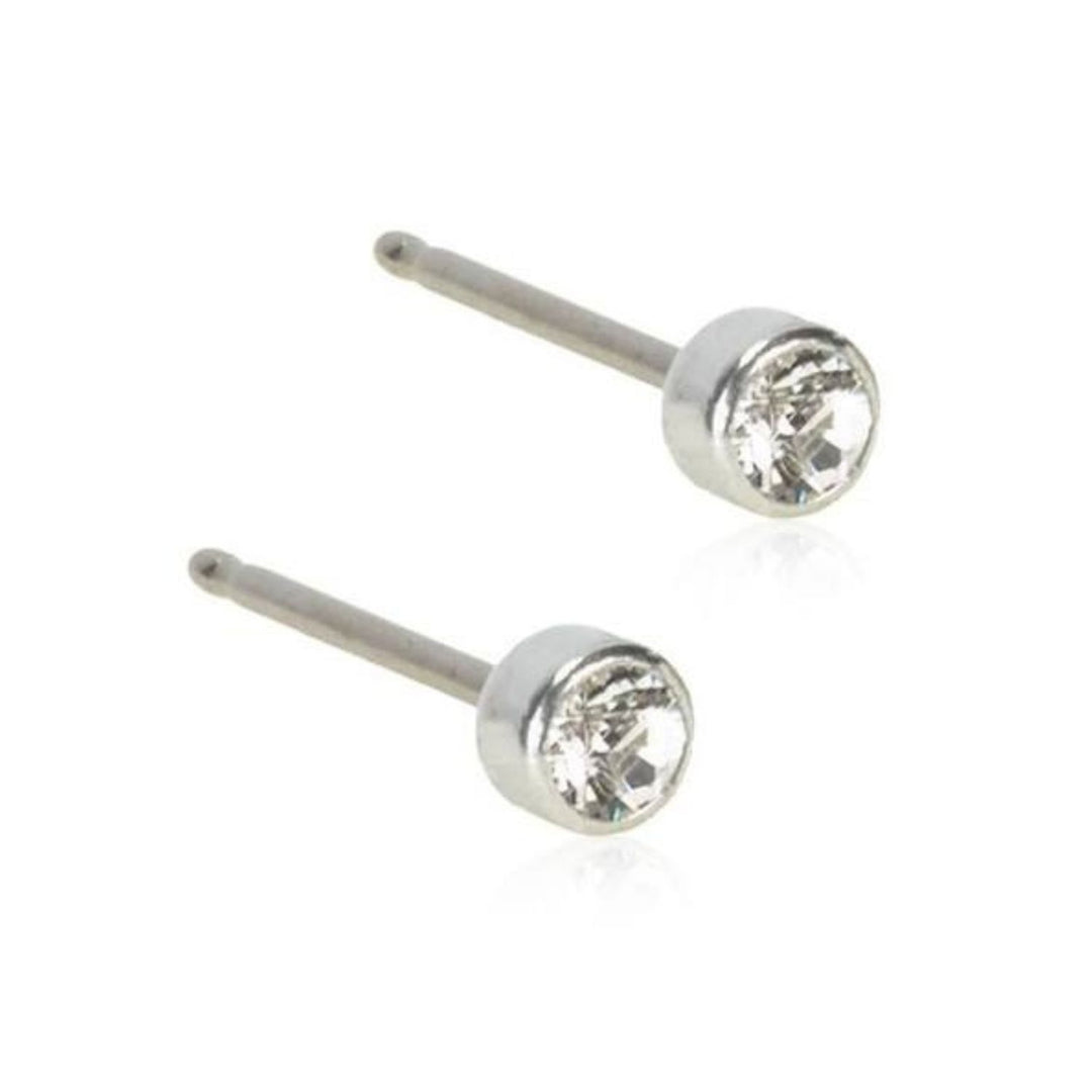 Blomdahl Nose P St 3mm Mini Bezel Crystal 16-3402-01