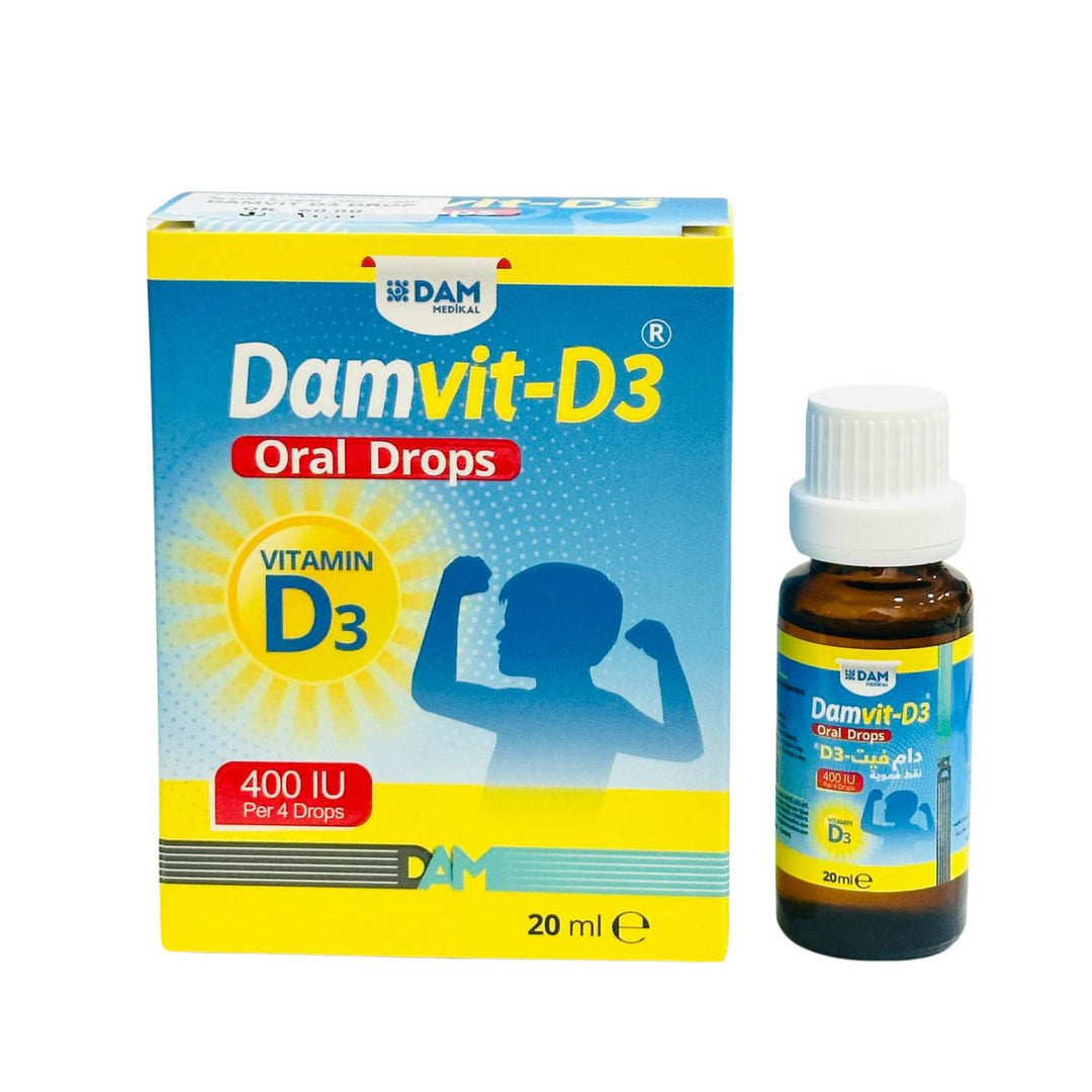 Damvit D3 100IU Drops 20ml