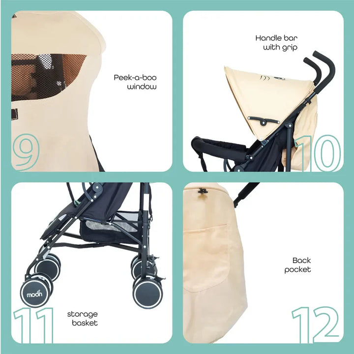 Moon Safari Stroller Character - Cat