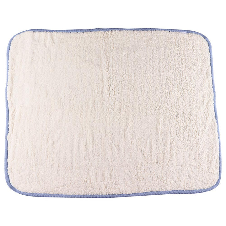Moon Cushy - 100% Cotton Knitted Furs Baby Blanket 76x102cm - (Blue)