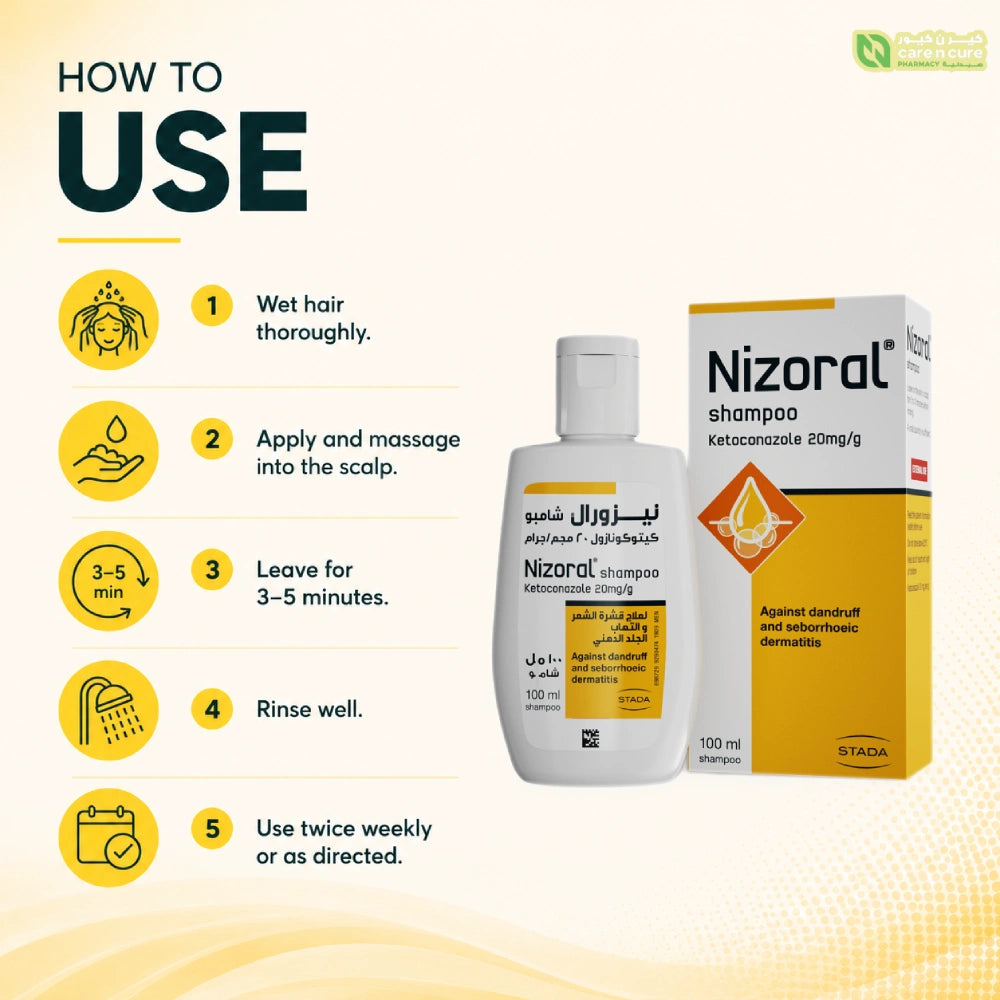 How to use Nizoral Anto Dandruff Shampoo