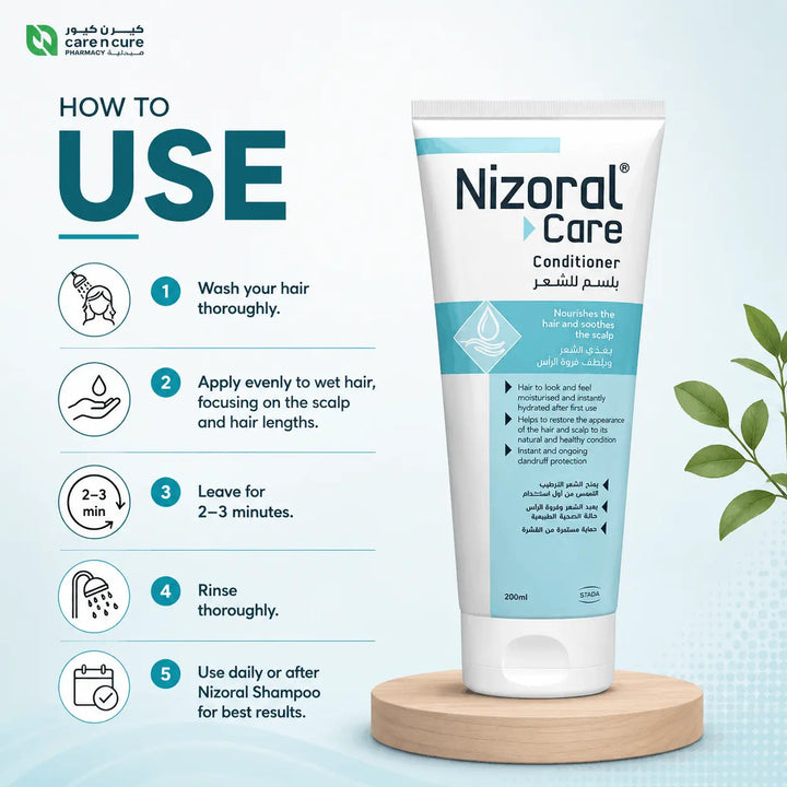 Nizoral Care Conditioner How to use guide