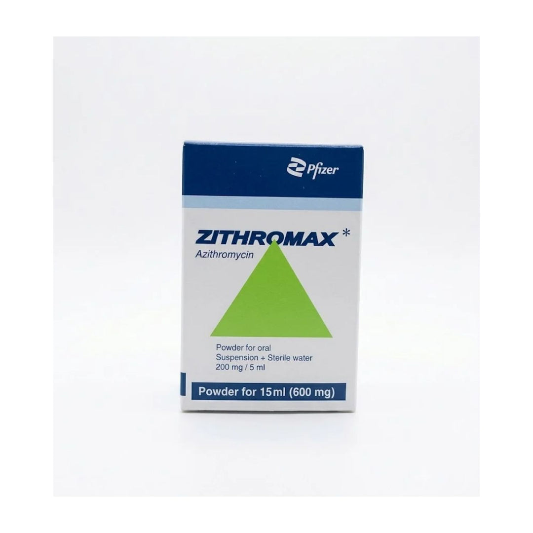 Zithromax 200Mg/5 ml Susp 15ml (600 Mg) (Original Prescription Is Mandatory Upon Delivery)