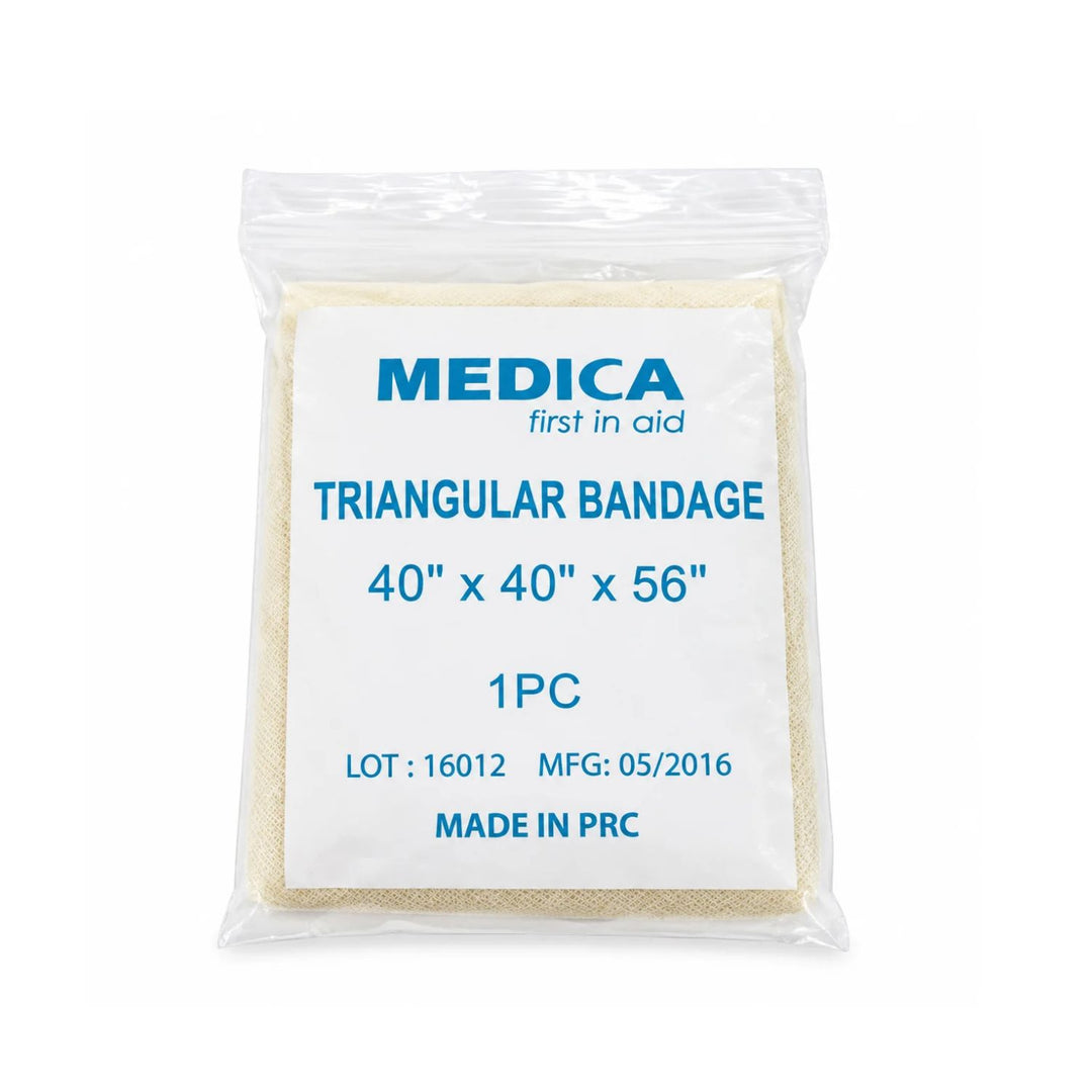 Medika Triangular Gauze Bandage With 2 Pins 40 X 40 X 56