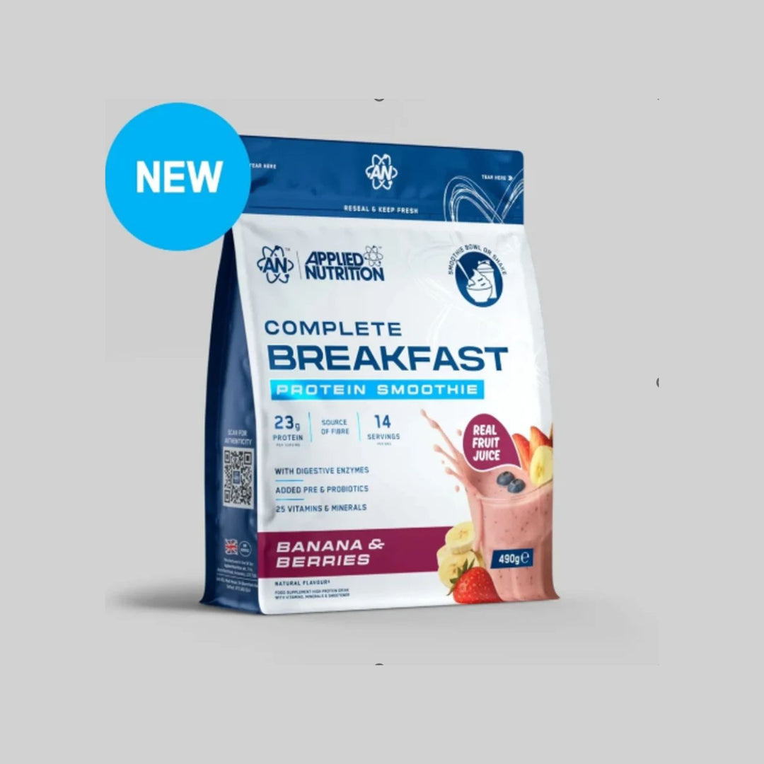 Applied Nutrition Complete Breakfast Protein Smoothie Banana & Berries 490gm Bag