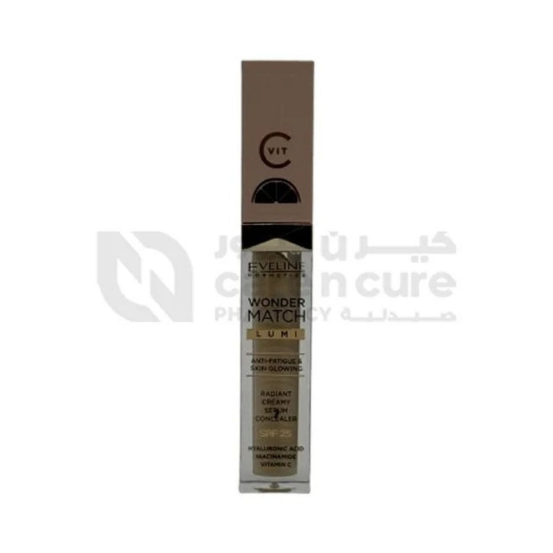 Eveline Wonder Match Concealer Lumi With Vit C No 15 Nude Warm 6.8 ml