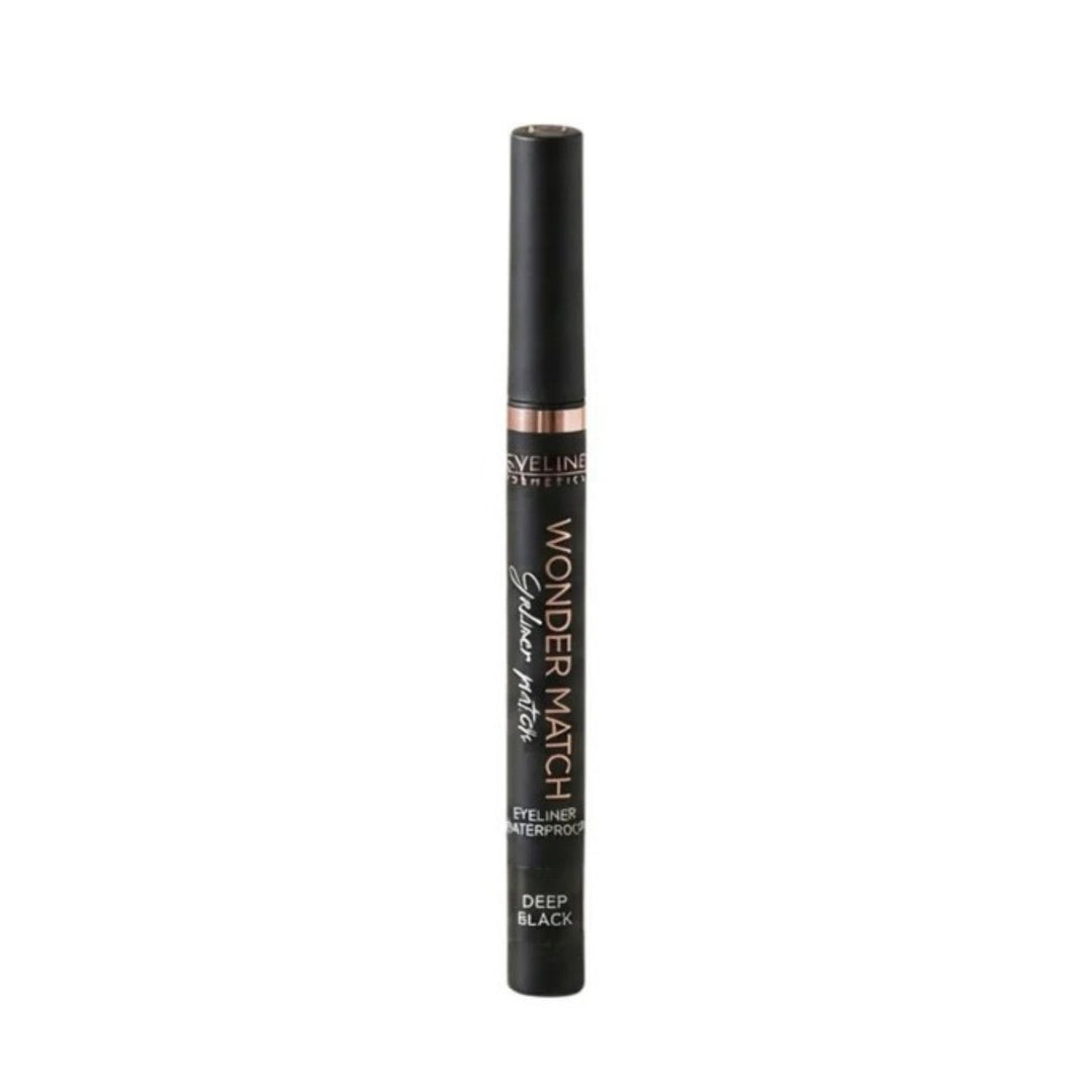 Eveline Wonder Match Eyeliner Waterproof Deep Black