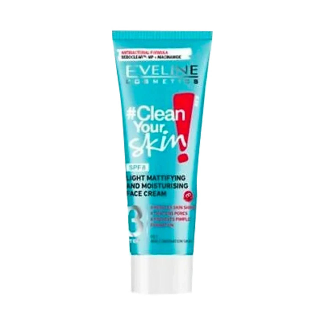 Eveline Clean Skin Light Mattifying & Moisturizing Face Cream 75ml
