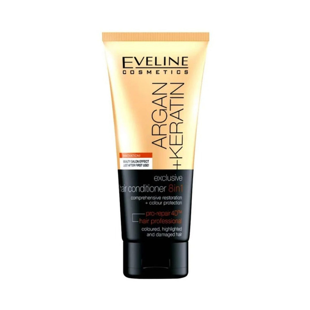 Eveline Argan+Keratin Exclusive Hair Conditioner 8In1 200ml
