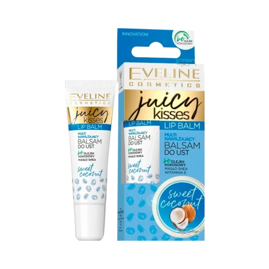 Eveline Juicy Kisses Sweet Coconut Lip Balm 12ml